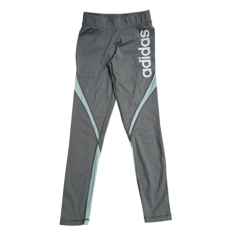 Adidas  Leggings Yoga Gym Grey Skinny Uk Women's S W26 L28 L757 - Image 1 of 4