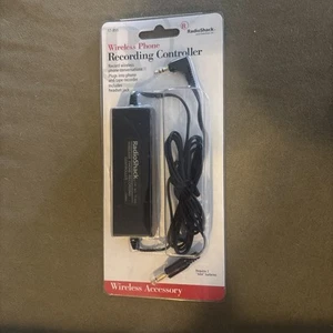 Radio Shack Wireless Phone Recording Controller Headset Jack 17-855 Aux Cord New - Zdjęcie 1 z 2