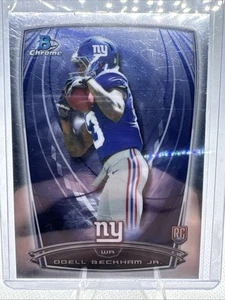 Bowman Chrome Rookie RC #190 2014 Odell Beckham Jr. New York Giants - Imagen 1 de 3