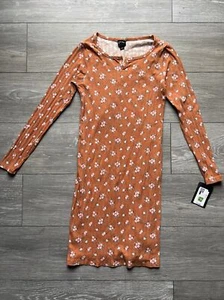 Art Class Girls Size L (10/12) Long sleeve Floral Printed Fall Spring Dress - Picture 1 of 8