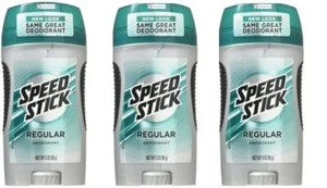 Speed Stick by Mennen Deodorant, Regular 3 oz: 3 PACK - Picture 1 of 1