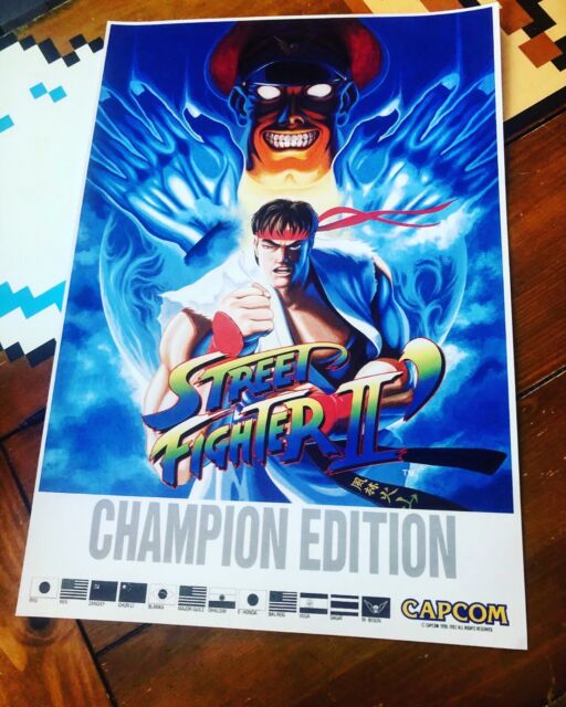 Street Fighter V Arcade Edition CAPCOM Video Game Merchandise Gamer Classic  Fighting White Wood Framed Poster 14x20 - Poster Foundry