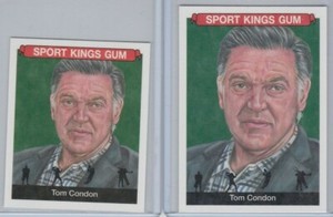 TOM CONDON '18 SPORT KINGS GUM CARDS BASE & MINI-LET'S HAGGLE-SEND ME AN OFFER!!