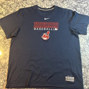 Nike Dri-Fit Cleveland Indianer T-Shirt Kinder groß authentisch Kollektion - Bild 1 von 10