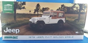 Greenlight 1977 Jeep CJ-7 Golden Eagle Dixie Dukes of Hazzard 1/18 New - Picture 1 of 3