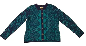 Appleseeds Petites Womens Sweater Size Petite S Cardigan Wool Blend Quality - Picture 1 of 9