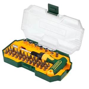 Jadever 45-Piece T-Handle Ratcheting Screwdriver, Magnetic Bit - Picture 1 of 5