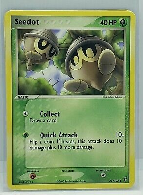Seedot 71/107 EX Deoxys - Common Pokemon Card - NM/Mint
