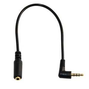 4 Pole 3.5mm Male Adapter to 3.5mm 4 Pole Female Jack Converter Connector Cable - Picture 1 of 4