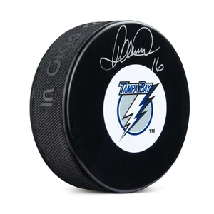 Darcy Tucker Autographed Tampa Bay Lightning Retro Logo Puck - Picture 1 of 1