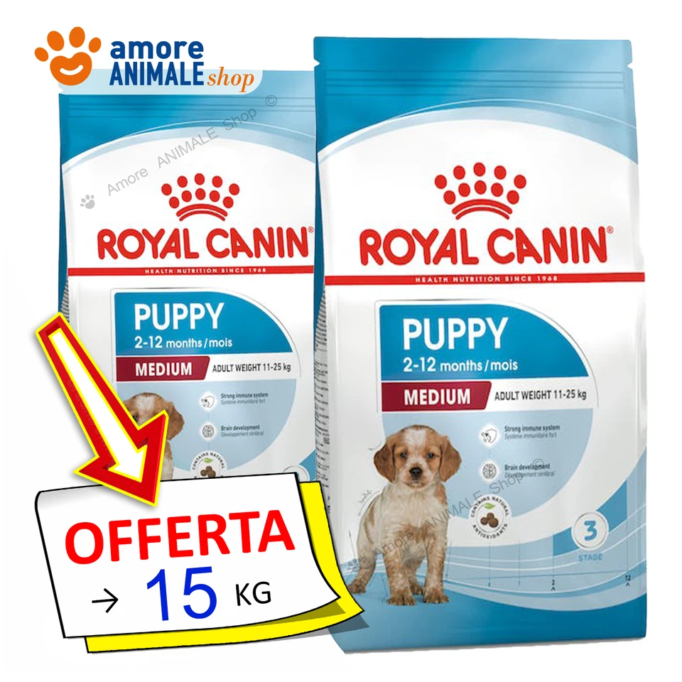 Royal Canin C-08390 s.n. Medium Junior - 15 kg