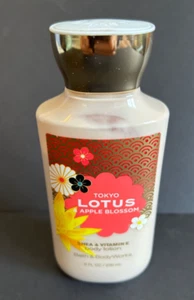 Bath & Body Works Tokyo Lotus Apple Blossom Shea & Vitamin E Body Lotion 8 oz - Picture 1 of 5