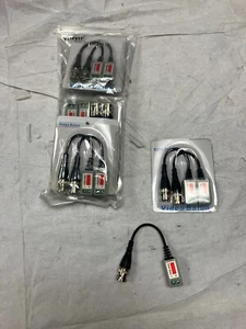 VIMVIP 6 paia 12 pezzi mini cavo ricetrasmettitore video balun CCTV BNC - Foto 1 di 9
