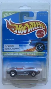 Ferrari 250 1996 Hot Wheels Treasure Hunt Series edición limitada #3 de 12 plateado - Imagen 1 de 2