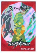 ZEEP XANFLORP "RED STR PWR CARD SP9" RICK & MORTY SEASON 2