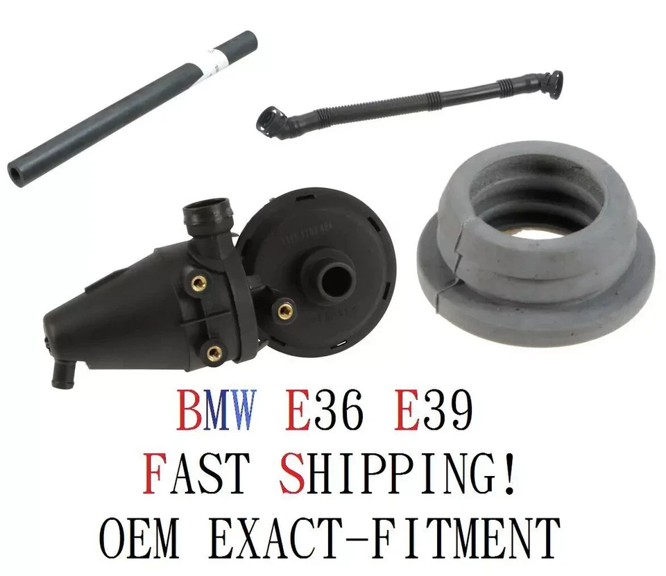 KIT COMPLETO SEPARADOR ACEITE VÁLVULA PCV VÁLVULA VENTILACIÓN CÁRTER BMW E36 E39 Foto 1 de 1