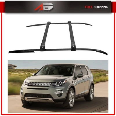 Roof Rack Set Corss Bar + Roof Rail For 2014-2025 Land Rover Discovery Sport Foto 1 de 4