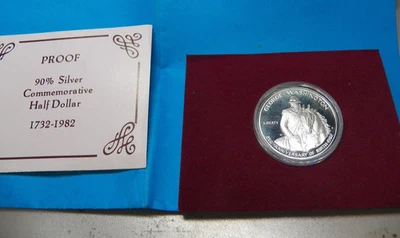 1982-S WASHINGTON COMM. SILVER PROOF - Image 1 of 2