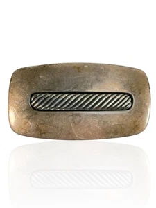 Auténtico David Yurman Clásico Cable Cinturón Hebilla Sólido Plata de Ley 925 Para Hombres - Imagen 1 de 4