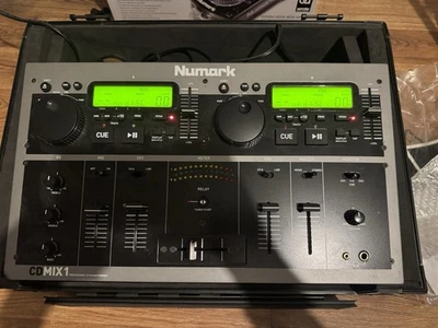 Numark CD Mix 1 Professional CD Mixing Console with Flight Case Tested Working - Image 1 of 4