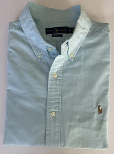 Ralph Lauren Herren Aqua Grün Langarm Classic Fit Oxford Hemd XL - Bild 1 von 12