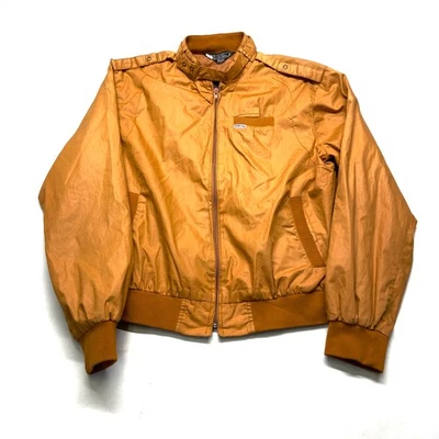 Trader Bay Bomber Jacket Men's Large Brown Cotton Pockets Full Zip Long Sleeve - Image 1 of 4