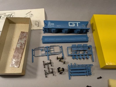 HO scale  Accurail # 1045 GRAND TRUCK WESTERN   ACF 3-Bay Centerflow Hopper GTW - Image 1 of 4