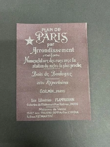 Paris, France, French, Map, Observatoire, 14th  Arrondissement - Picture 1 of 8