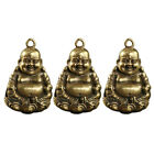 3Pcs Party Favor Mini Statue Buddha Keychain Ornament Men and Women