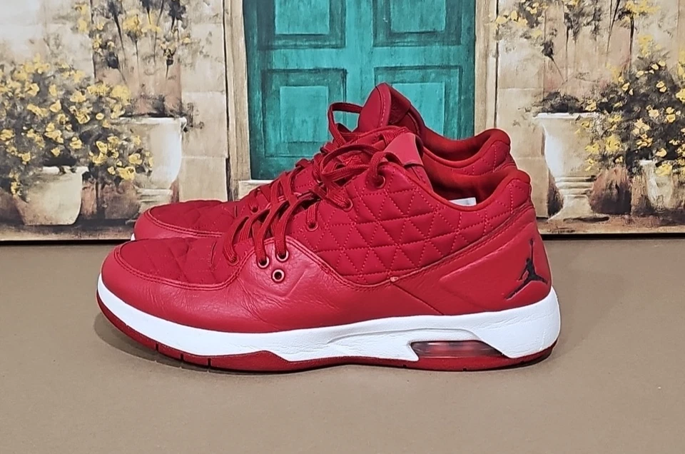 Bolso sin asas Nike Air Jordan para hombre talla 12 -- Gimnasio rojo/blanco -- 845043-603 Foto 1 de 4