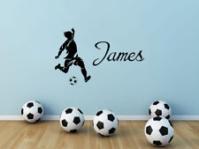 PERSONALISED Football Name Design Wall Art Sticker, Modern Transfer, PVC Decal