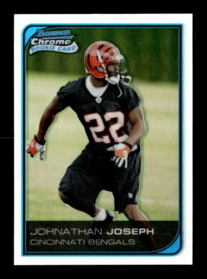 Bowman Chrome Refractor #61 2006 Johnathan Joseph Foto 1 de 2