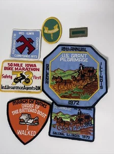 Lot Vtg 1970’s Boy Scout Patches Iowa - Picture 1 of 1