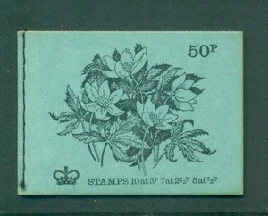 Great Britain 50p Wood Anemone Flowers August 1972 DT7 - Picture 1 of 1