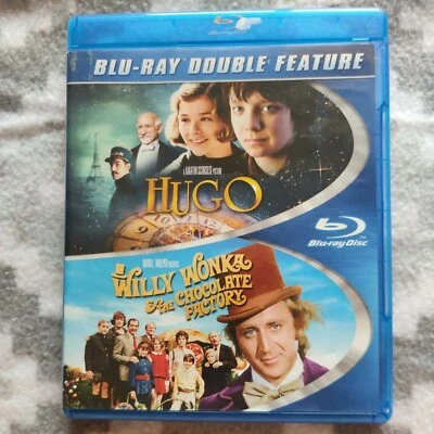 Hugo/Willy Wonka & The Chocolate Factory Double Feature (Bluray) Foto 1 de 3