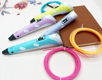 CBASE 3D Printing Pen Drawing Printer / PLA 50M Filaments for Birthday Gift XMAS Craft