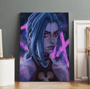 Arcane Poster, Jinx Wall Art, Premium Print, Game Fan Gift, Gamer Wall Decor - Picture 1 of 4