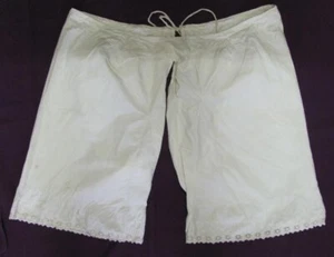 ANTIQUE 19C. LADIES WOMENS VICTORIAN STYLE BLOOMERS PANTS SHORTS - Picture 1 of 10