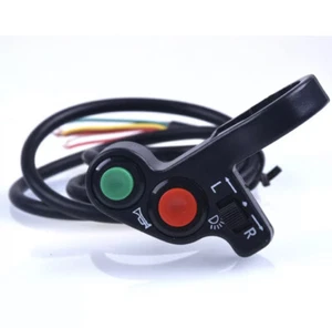 Pulsante Manubrio Comando 22mm Accensione / spegnimento moto Frecce Interruttore - Picture 1 of 5