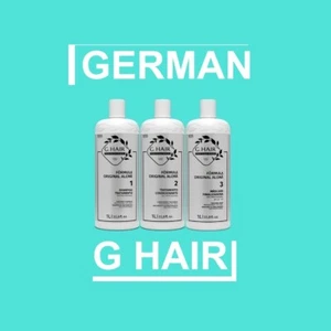 GHair Deutsch Brasilianisch Keratin Behandlung Glättung Glättung Kit 3 x 34oz - Bild 1 von 4