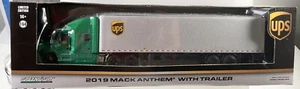 Greenlight 1/64 2019 Mack Anthem 18 Wheeler Tractor Trailer UPS Chase - Picture 1 of 2