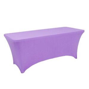 Stretch Cocktail Table Cover Meeting Wedding Banquet Rectangular  Table Cloth