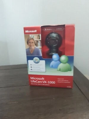 Microsoft LifeCam VX-1000 Built in Microphone PC/USB NEW in Box - Image 1 of 4