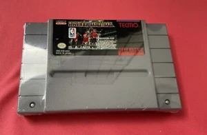 Tecmo Super NBA Basketball (Super Nintendo Entertainment System, 1993) - Picture 1 of 2
