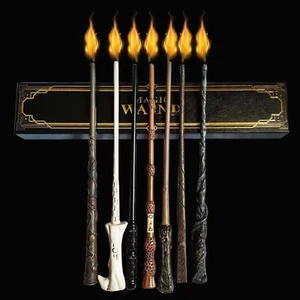Harry Potter Zauberstab Real Flame Hogwarts Cosplay Stick Spielzeug Boxed DE - Bild 1 von 15