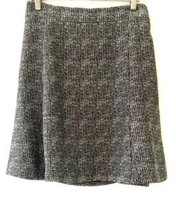 Gap A Line Black and White Speckle Skirt Size 16 Lined Lovely light easy wear - Picture 1 of 4