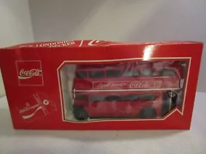 Solido Coca-Cola Die-Cast Metal Red Double Decker Londonien Bus NEW in Box - Picture 1 of 5