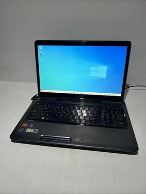 Ноутбук Toshiba Satellite L675D 17 дюймов AMD Turion II P520 4 ГБ Ram жесткий диск 320 ГБ Win 10 - Изображение 1 из 4