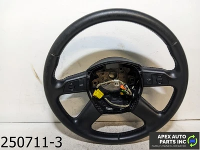 OEM 2005-2008 Audi A6 Avant 3.1L  Steering Wheel Wood Grain Four Spoke - Image 1 of 4