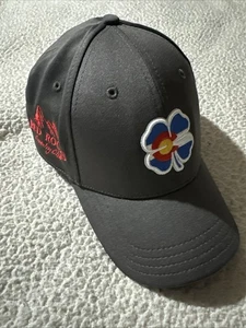Red Rocks Country Club Colorado Mütze tailliert Stretchfit L - XL grau Live Lucky - Bild 1 von 8